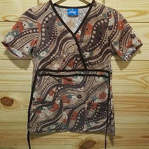 Elan by Barco scrub top, XS